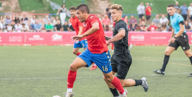 Salvador, en un partit amb el Saguntino enguany | Atlético Saguntino