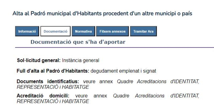 El sistema consisteix en una revisió per part de la inspecció de l'adreça donada