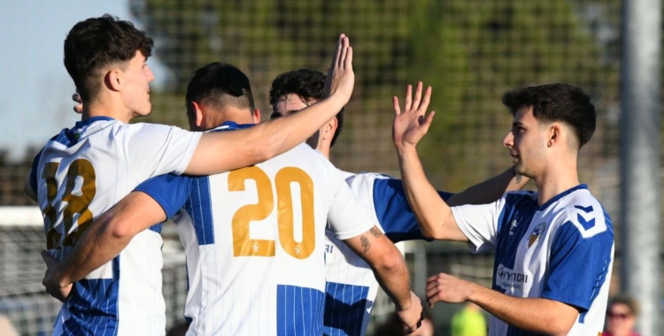 El Sabadell 'B' va guanyar 3-0 el Santboià i és segon a la Lliga Elit