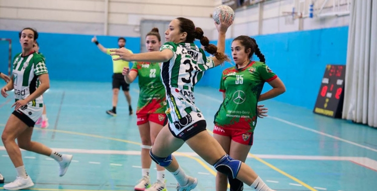 Emma Serna, en una acció d'un partit anterior | Èric Altimis - OAR Gràcia