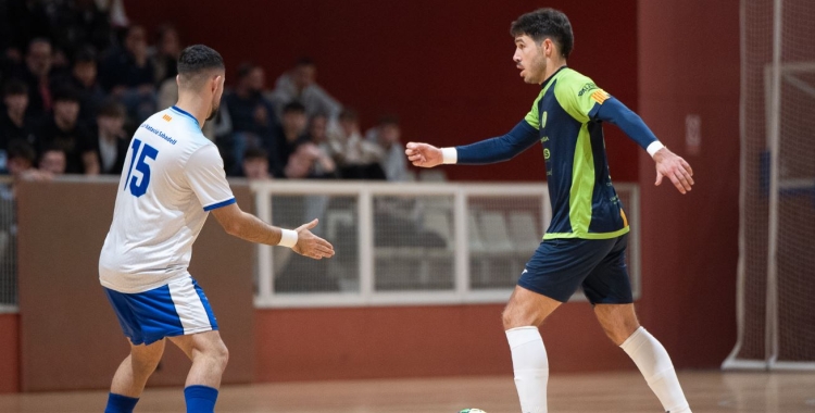 Llamas i Sardà, en el partit de la primera volta de lliga | Roger Benet