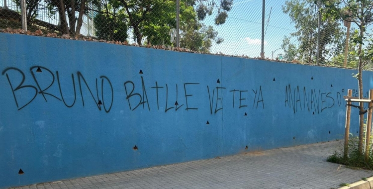 Pintades contra les figures de Batlle i Navés | Ràdio Sabadell