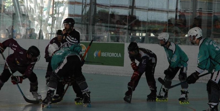 L'Hoquei Gadex Sabadell en un partit aquesta temporada | @Club_Gadex