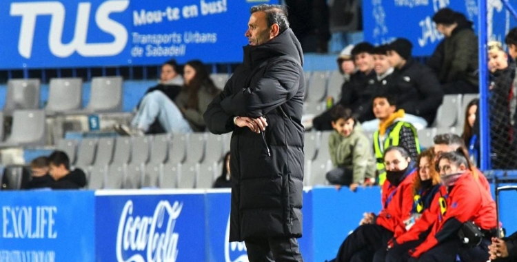 David Català, entrenador del CE Sabadell