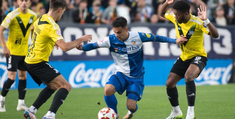 Álex Gonpi, amb el Sabadell