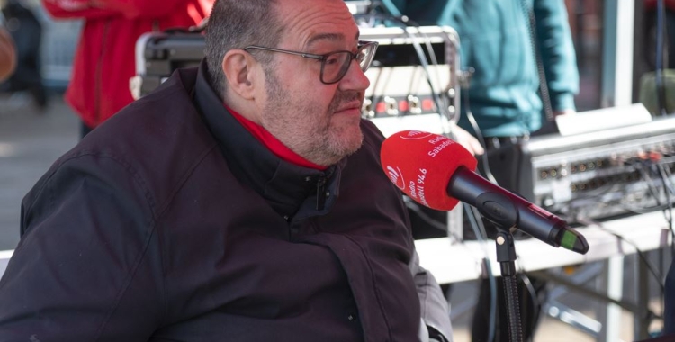 Juan Juárez, en una entrevista a RàdioSabadell | Roger Benet
