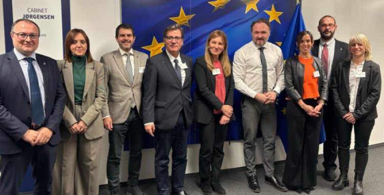 Els alcaldes de l'Arc Metropolità viatgen a Brussel·les per parlar de polítiques d'habitatge