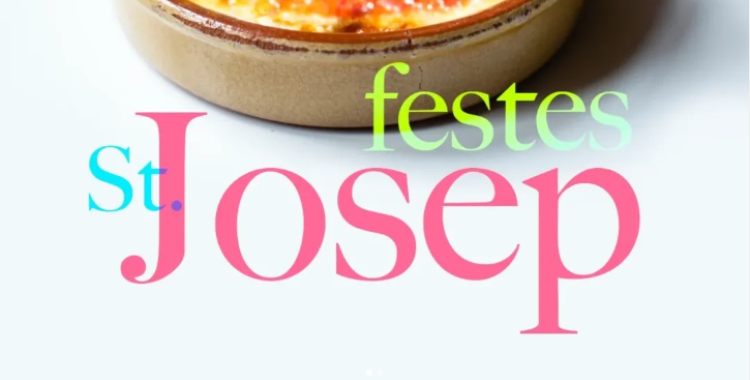 Cartell de les Festes de Sant Josep del Ciervo | Cedida