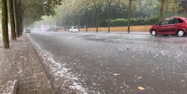 Un dia de pluja a Sabadell | Arxiu