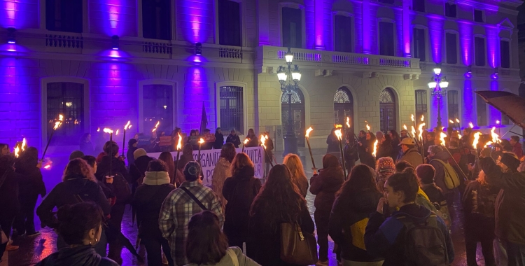 Moment de la marxa de torxes |
