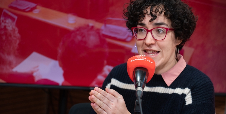Anna Lara en una entrevista a Ràdio Sabadell | Roger Benet