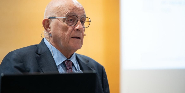 Josep Oliu en un acte a la Cambra | Roger Benet