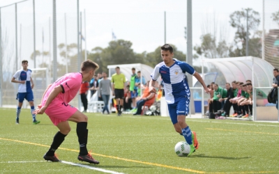 Imatge del partit de la jornada passada contra el Peralada