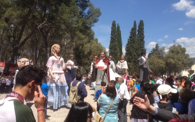 Pla de la Salut durant la Cercavila. Foto: Ràdio Sabadell