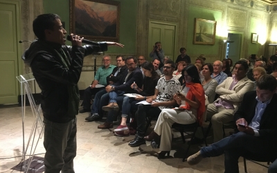 Una les actuacions de l'acte d'aquesta tarda | Mireia Sans