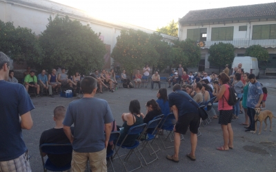 L'assemblea de Volem la Caserna. Foto: Ràdio Sabadell