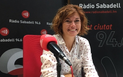Elisenda ALamany al programa Al Matí de Ràdio Sabadell. 