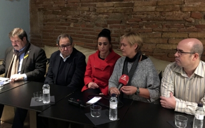 Els responsables d'Acuna Patata han presentat avui el seu projecte/ Albert Garcia