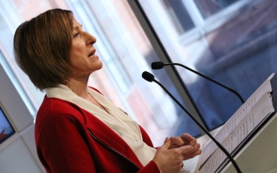 Forcadell durant la compareixença al Parlament de Catalunya. | Foto: ACN