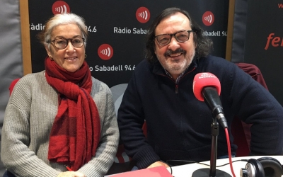Rosa Maria Puigserra i Miguel Laguna, membres de Federalistes d'Esquerres. 