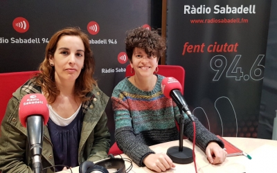 Noemí Gàlvez i Agnès Planas han presentat Al matí les III jornades consentides. Foto: Roger Benet