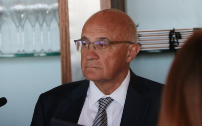 Josep Oliu, després del dinar previ amb els mitjans a Alacant/ ACN