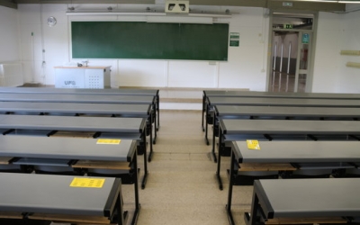 Aula buida al campus de la UAB | ACN 