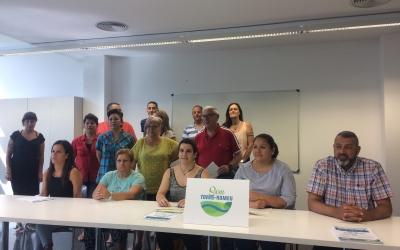 Presentació del Pla d'Intervenció que ha comptat amb la presència de veïns i veïnes implicats en el projecte | Helena Molist
