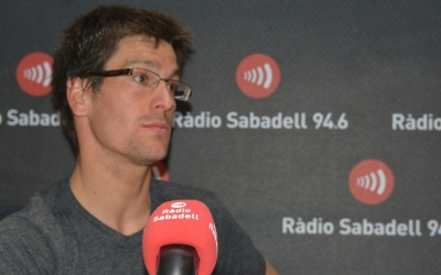 Miquel Blanchart en una visita a Ràdio Sabadell
