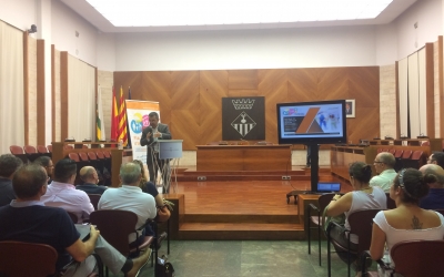 El regidor d'acció social Gabriel Fernández a la presentació de l'informe de tendència social de Sabadell | Helena Molist