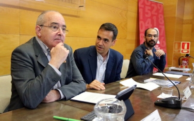 Josep Bargalló al durant el consell d'alcaldes | Foto CCVO