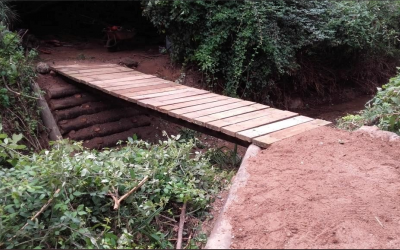 Un dels ponts del torrent després de les obres de reconstrucció | Ajuntament de Sabadell