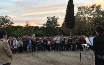 Moment de l'acte en homenatge a Lluís Companys | Roger Benet