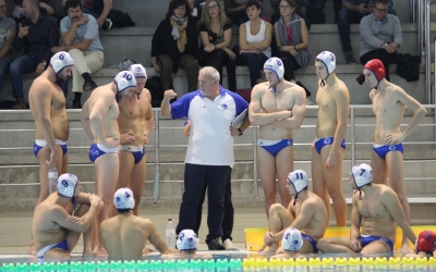 Quim Colet amb els seus jugadors a Can Llong | Roger Benet