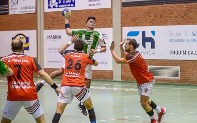 Jordi Sancho va ser el màxim golejador del partit (8). | Èric Altimis - OAR Gràcia