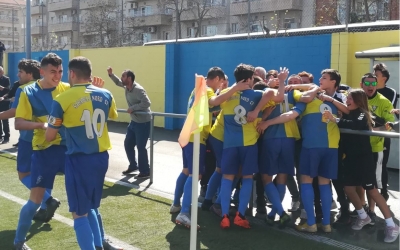 L'alegria va esclatar a Ca n'Oriac amb el primer gol de Jairo, que posava per davant el Sabadell Nord. | Sergi Park