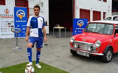 Jurgi Oteo, presentat a les instal·lacions de Disnova Sabadell. | Sergi Park