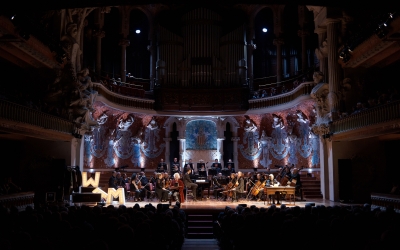 L'OSV, durant el concert de 'Papa Mozart'/ Orquestra Simfònica del Vallès
