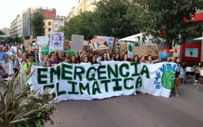 Imatge de la capçalera de la manifestació | ACN 