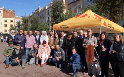 L'equip d'Esquerra Republicana al vermut polític | Helena Molist