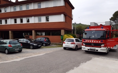 Els Bombers a la residència Assis | Cedida
