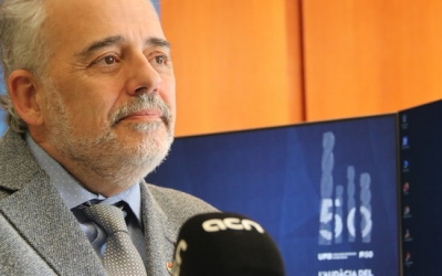Javier Lafuente al seu despatx | ACN 