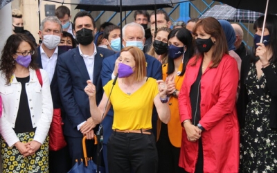 Forcadell a la sortida de Wad-Ras aquest migdia | ACN 