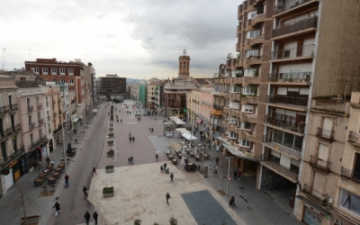 Estat actual del passeig de la Plaça Major | Arxiu Roger Benet