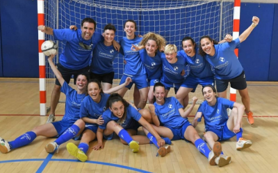 Celebració arlequinada de la temporada perfecta | @fssabadell