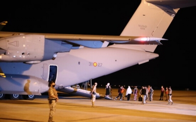 Arribada dels primers refugiats de l'Afganistan/ ACN