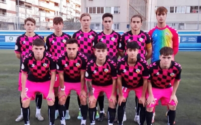 Els jugadors del CES abans del partit contra l'Europa| Fut Base CES