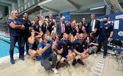 Imatge post partit amb el president del COE | Pau Vituri