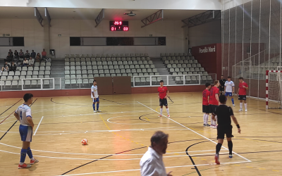Pablo Robert, a punt de llançar una falta en el partit de dissabte | Sergi Park