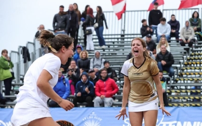 Ariadna Costa i Elena Francesconi durant el campionat del món | Srdjan Stevanovic